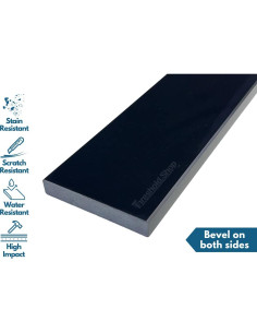 Umbral de Mármol Ingenierizado Negro 10.16x60.96 cm - Threshold.Shop 2