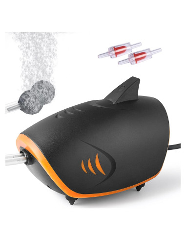 Bomba de Aire para Acuario HITOP 4W 110GPH Silenciosa 20-200 Gal