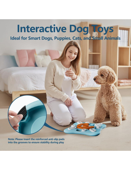 Juguete de Rompecabezas Interactivo para Perros FOXMM 25.4cm