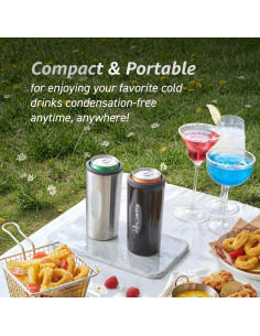 HyperChiller SLIM HBC100SS Enfriador de Latas 12 Oz Acero Inox 2