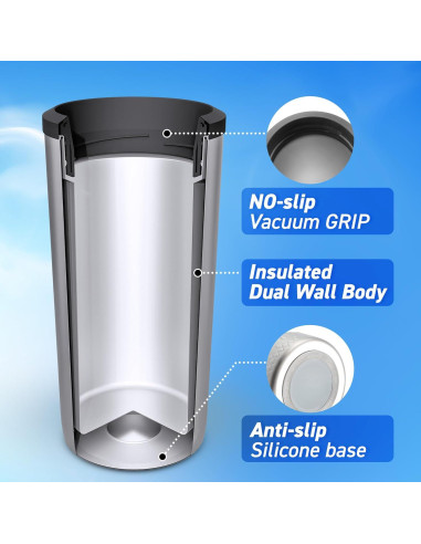 HyperChiller SLIM HBC100SS Enfriador de Latas 12 Oz Acero Inox