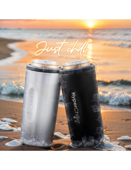 HyperChiller SLIM HBC100SS Enfriador de Latas 12 Oz Acero Inox