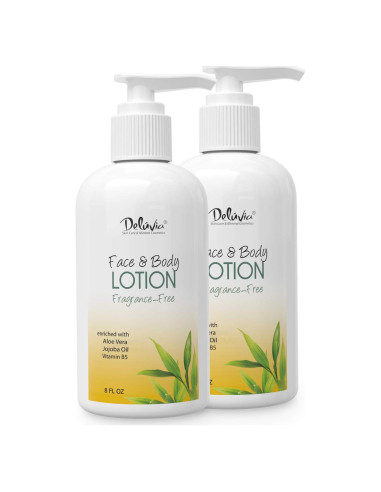 Loción Hidratante Deluvia 236 ml x2, Aloe Vera y Karité
