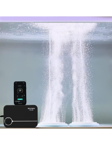 Bomba de Aire Ajustable Boxtech K3 para Acuario 8W 4L/min