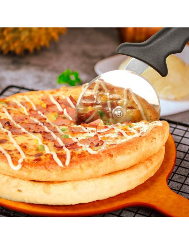 Cortador de Pizza Yinghezu de Acero Inoxidable 23.66 cm