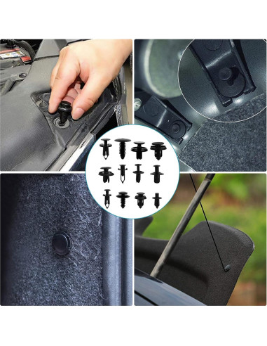 Kit de Clips de Retención de Coche GLK - 860 Piezas Azul