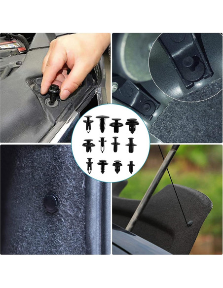 Kit de Clips de Retención de Coche GLK - 860 Piezas Azul