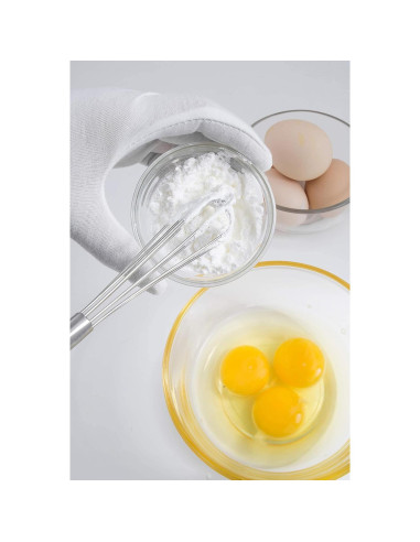 Batidor de Acero Inoxidable Tafond 22.4 cm Multifuncional