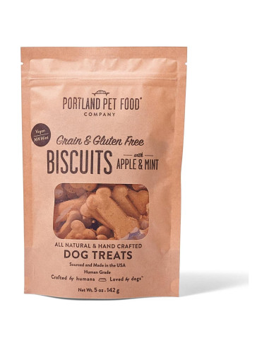 Galletas Saludables para Perros Portland Pet Food 141.75 g Manzana y Menta