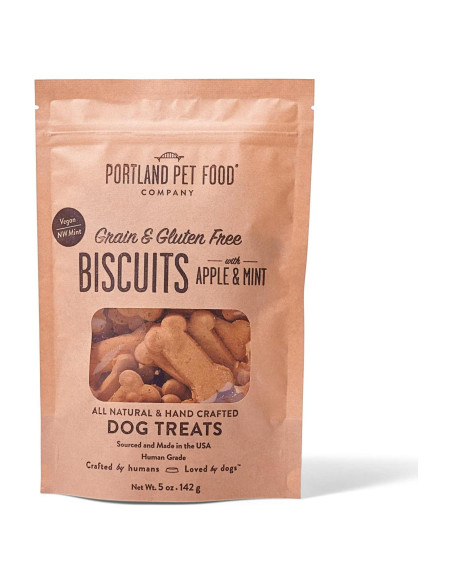 Galletas Saludables para Perros Portland Pet Food 141.75 g Manzana y Menta