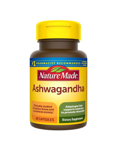 Cápsulas de Ashwagandha Nature Made 125mg - 60 Unidades