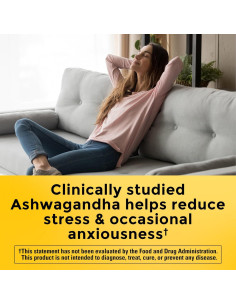 Cápsulas de Ashwagandha Nature Made 125mg - 60 Unidades 2