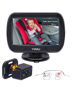 Cámara para Bebé YIMU KB41 4.3" HD con Visión Nocturna