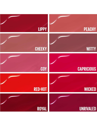 Labial Líquido Brillante Maybelline Super Stay 4.1 ml Rojo Arándano