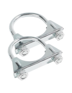 Abrazaderas de Escape de Coche SCUARI 1.5" Acero al Carbono 2 Pcs