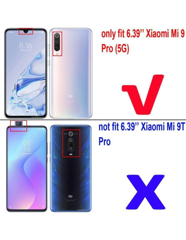 Funda Bumper Xiaomi Mi 9 Pro / Mi 9 Pro 5G Rojo 2 en 1