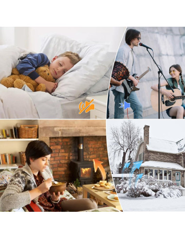 Tapón de Draft KNEELISA 39" Negro Aislante para Puerta