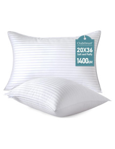 Juego de 2 Almohadas King Oubonun - Alternativa Plumas 50.8x91.4cm