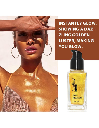 Aceite Iluminador Corporal AbluFirst 30ml Brillo Hidratante