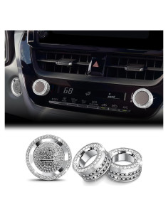 Accesorios Toyota Corolla Hybrid 2022-2025 - Cubiertas de Pomo de Aluminio