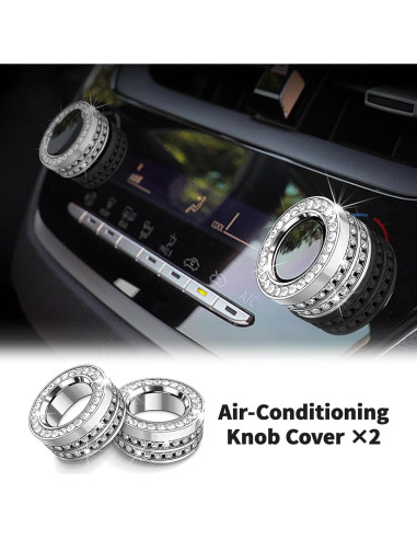 Accesorios Toyota Corolla Hybrid 2022-2025 - Cubiertas de Pomo de Aluminio