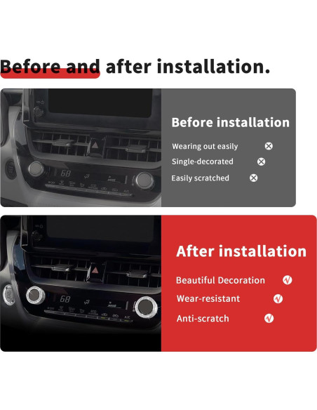 Accesorios Toyota Corolla Hybrid 2022-2025 - Cubiertas de Pomo de Aluminio