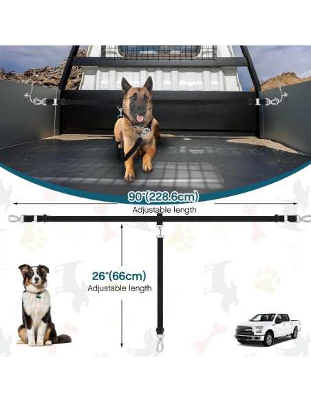 Correa de seguridad para perros en camioneta Clysee - Talla única