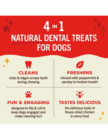 Golosinas Dentales para Perros Stella & Chewy's Pollo 155.9g