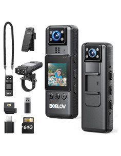 Cámara Corporal BOBLOV A23 1080P con 9 Horas de Batería
