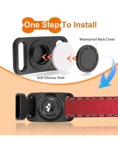 Funda para Collar de Perro Impermeable Tieuwant - 2 Piezas 2