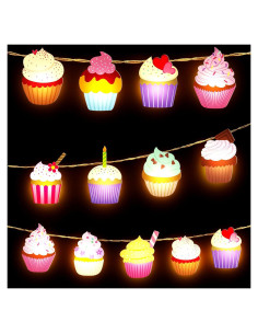 Luces de Cuerda LED VIHOSE 20 Pasteles 3 m Batería Decoración
