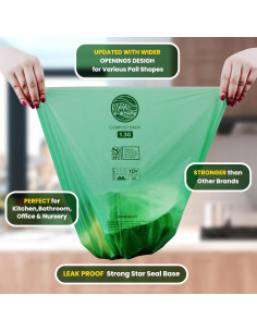 Bolsas de Compostaje RAYTID 1.3 Galones 100 Unidades 2