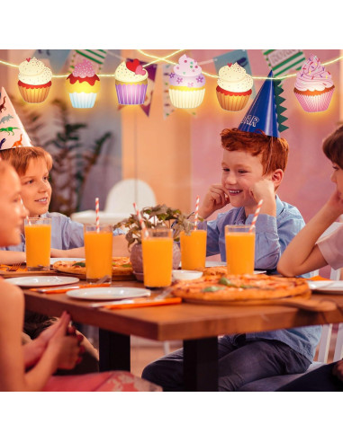 Luces de Cuerda LED VIHOSE 20 Pasteles 3 m Batería Decoración