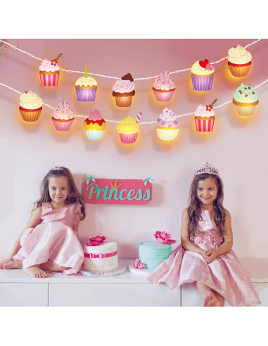 Luces de Cuerda LED VIHOSE 20 Pasteles 3 m Batería Decoración