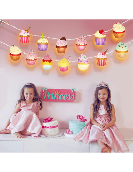 Luces de Cuerda LED VIHOSE 20 Pasteles 3 m Batería Decoración