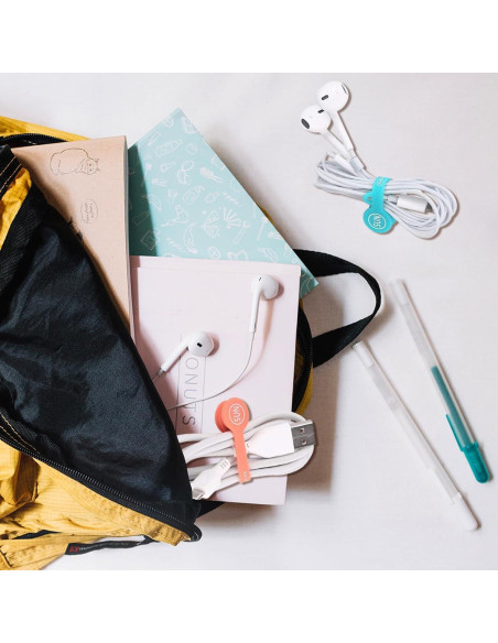 Organizadores de Cable Magnéticos SUNFICON 10 Piezas Multicolor Organizadores de Cable Magnéticos SUNFICON 10 Piezas Multicolor