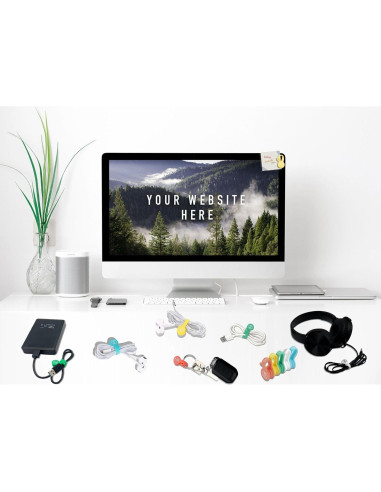 Organizadores de Cable Magnéticos SUNFICON 10 Piezas Multicolor