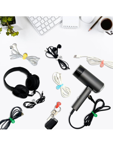 Organizadores de Cable Magnéticos SUNFICON 10 Piezas Multicolor