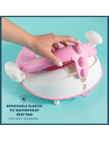 Asiento de Inodoro Infantil Antideslizante Today's Kids Rosa