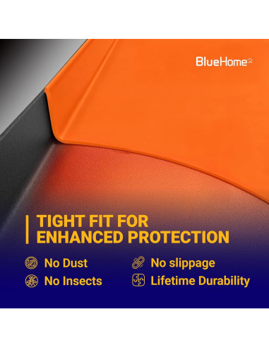 Alfombrilla de Silicona Blackstone 22" Naranja Grado Alimenticio