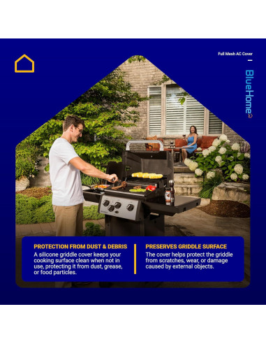 Alfombrilla de Silicona Blackstone 22" Naranja Grado Alimenticio