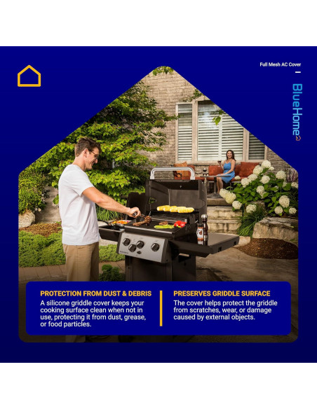 Alfombrilla de Silicona Blackstone 22" Naranja Grado Alimenticio