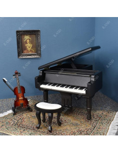 Alfombras Miniatura para Casa de Muñecas iLAND 2pcs 23.9x14.5cm 2