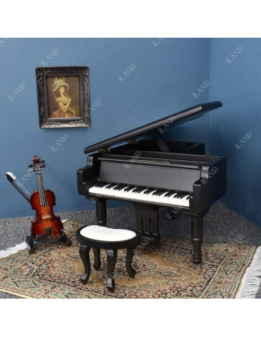 Alfombras Miniatura para Casa de Muñecas iLAND 2pcs 23.9x14.5cm