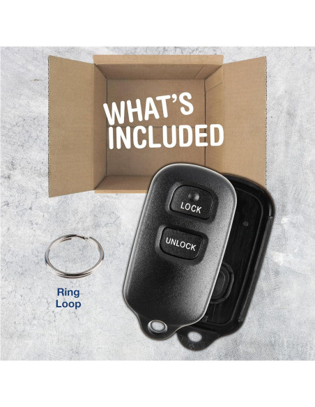 Cubierta de Llave KeylessOption para Toyota 2000-2008, 3 Botones