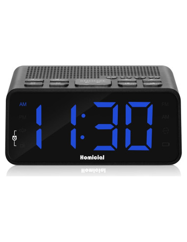 Reloj Despertador Digital Homicial H251 con Radio AM/FM