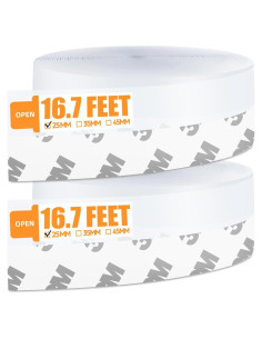 Sellador de Puerta Bruiefpap 10.2m Silicona Transparente