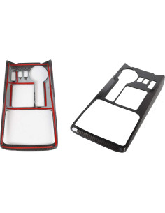 Panel de Engranaje de Fibra de Carbono Voodonala para Toyota 4Runner 2010-2025 2