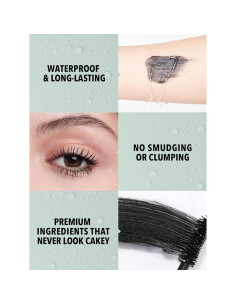 Máscara de Pestañas 2 en 1 SHEGLAM Negra a Prueba de Agua 2