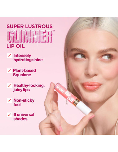 Aceite Labial Revlon Super Lustrous Glimmer 3.85 ml Hidratante